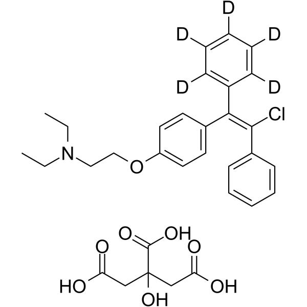 Clomiphene-d5 citrate (enclomiphene citrate d5 (citrate)) 1217200-17-3